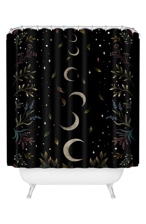 Moon Garden Shower Curtain
