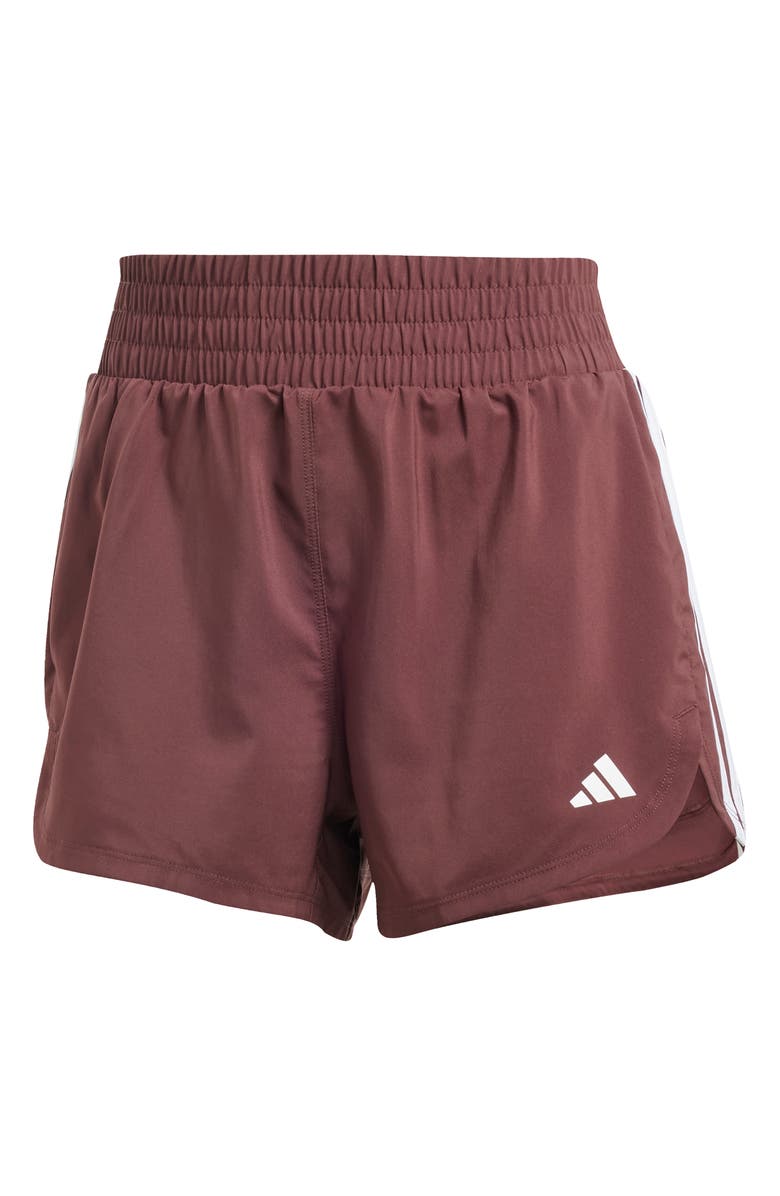 adidas Pacer High Waist Training Shorts, Alternate, color, 