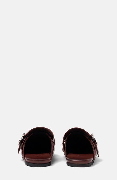 Scarosso Gemma Fringed Mule Flat Shoes In Multi