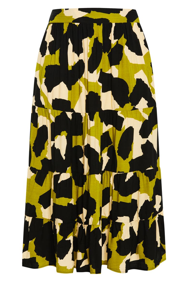 Piper Print Maxi Skirt, Alternate, color, DOWNTOWN