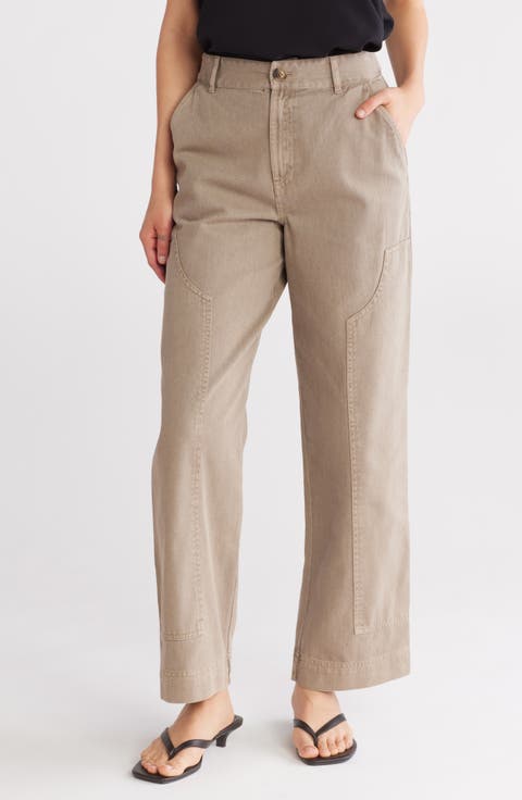 Wide Leg Carpenter Pants