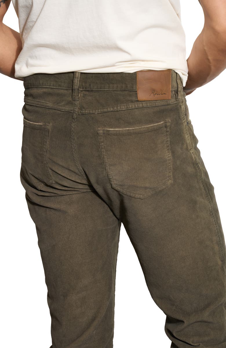 Rowan JD Five-Pocket Corduroy Pants, Alternate, color, Hickory