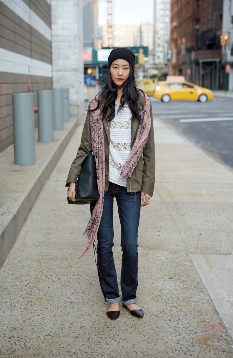 Treasure & Bond Treasure&Bond Slim Bootcut Jeans, Alternate, color,