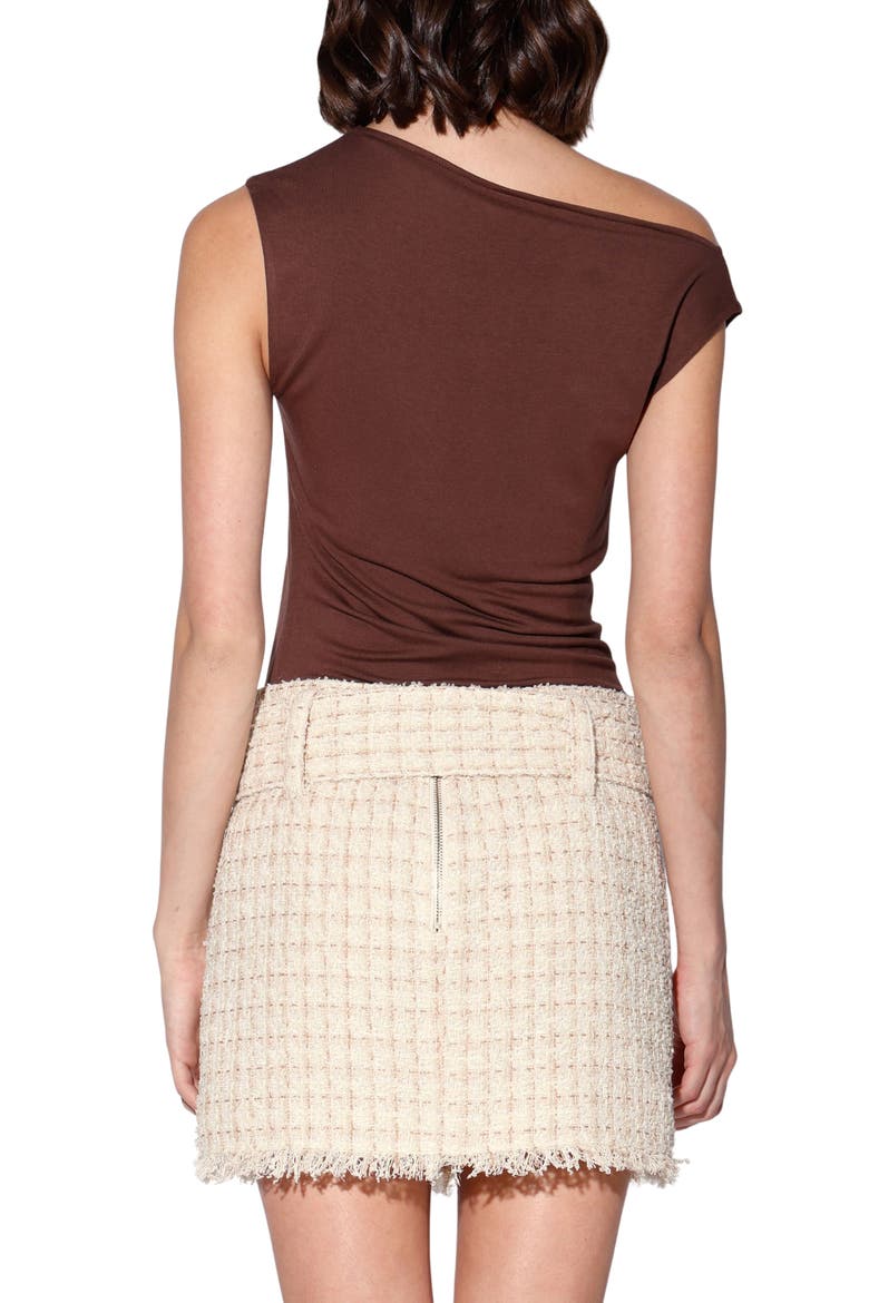 Vivian Tweed Miniskirt, Alternate, color, SAHARA TWEED
