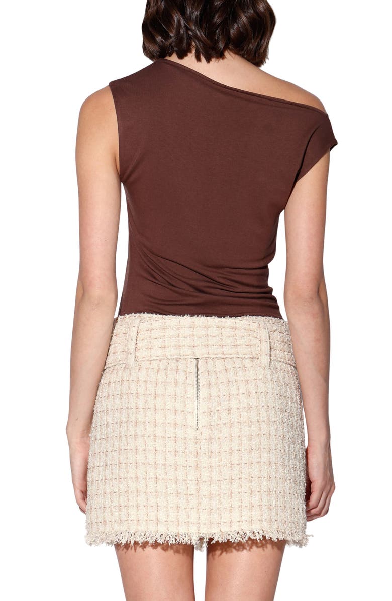 Walter Baker Vivian Tweed Miniskirt, Alternate, color, Sahara Tweed
