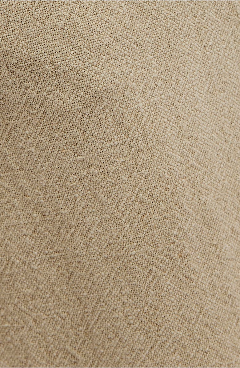 Free People Parkway Cuffed Linen & Cotton Pants, Alternate, color, Natural Combo