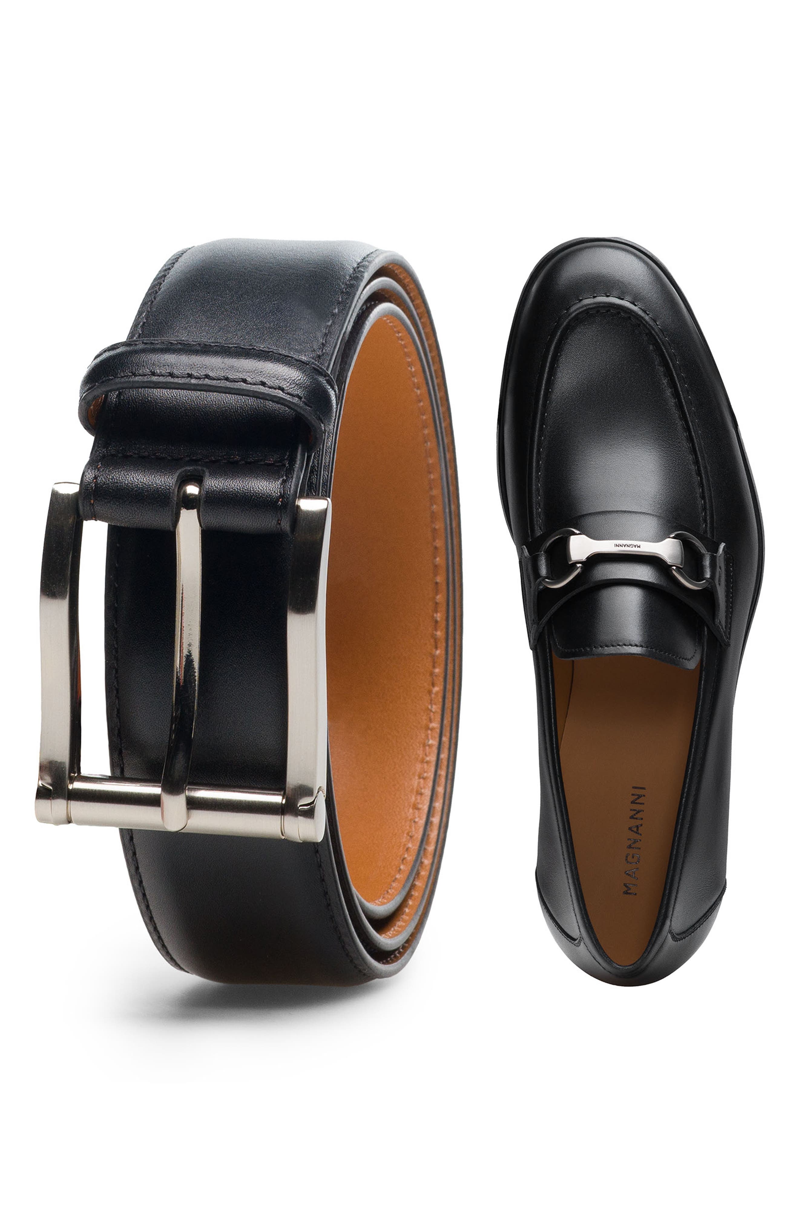 Magnanni Magico Bit Loafer, Alternate, color, Black