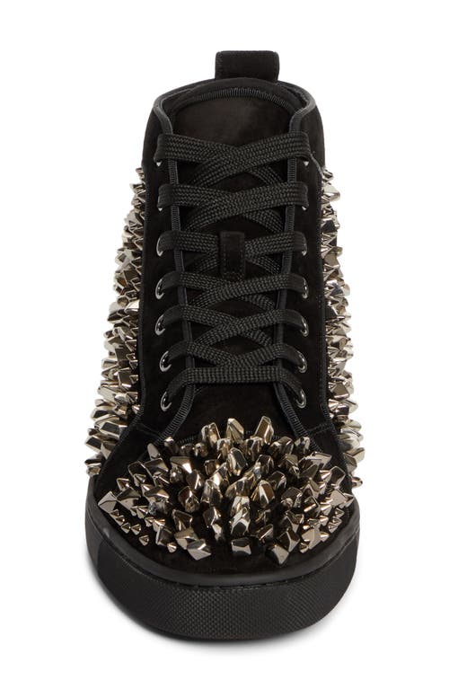 Christian Louboutin Louis Riptilis Spikes High Top Sneaker