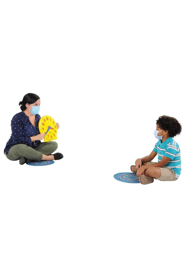 My Mindful Mat - Set of 10, Alternate, color, Blue
