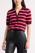 Nordstrom Brushed Cashmere Polo Sweater