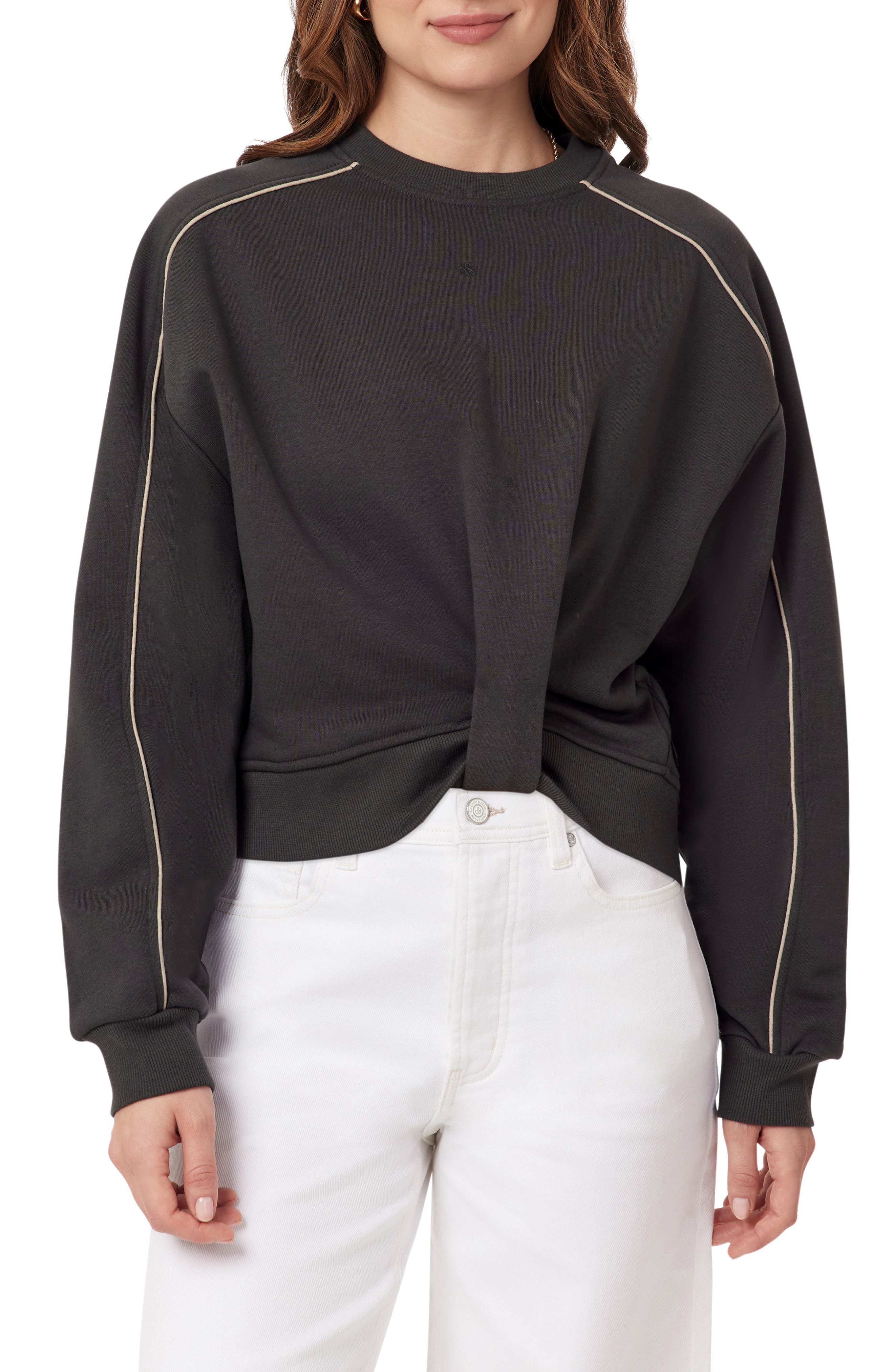 Scotch & Soda Piped Crewneck Sweatshirt