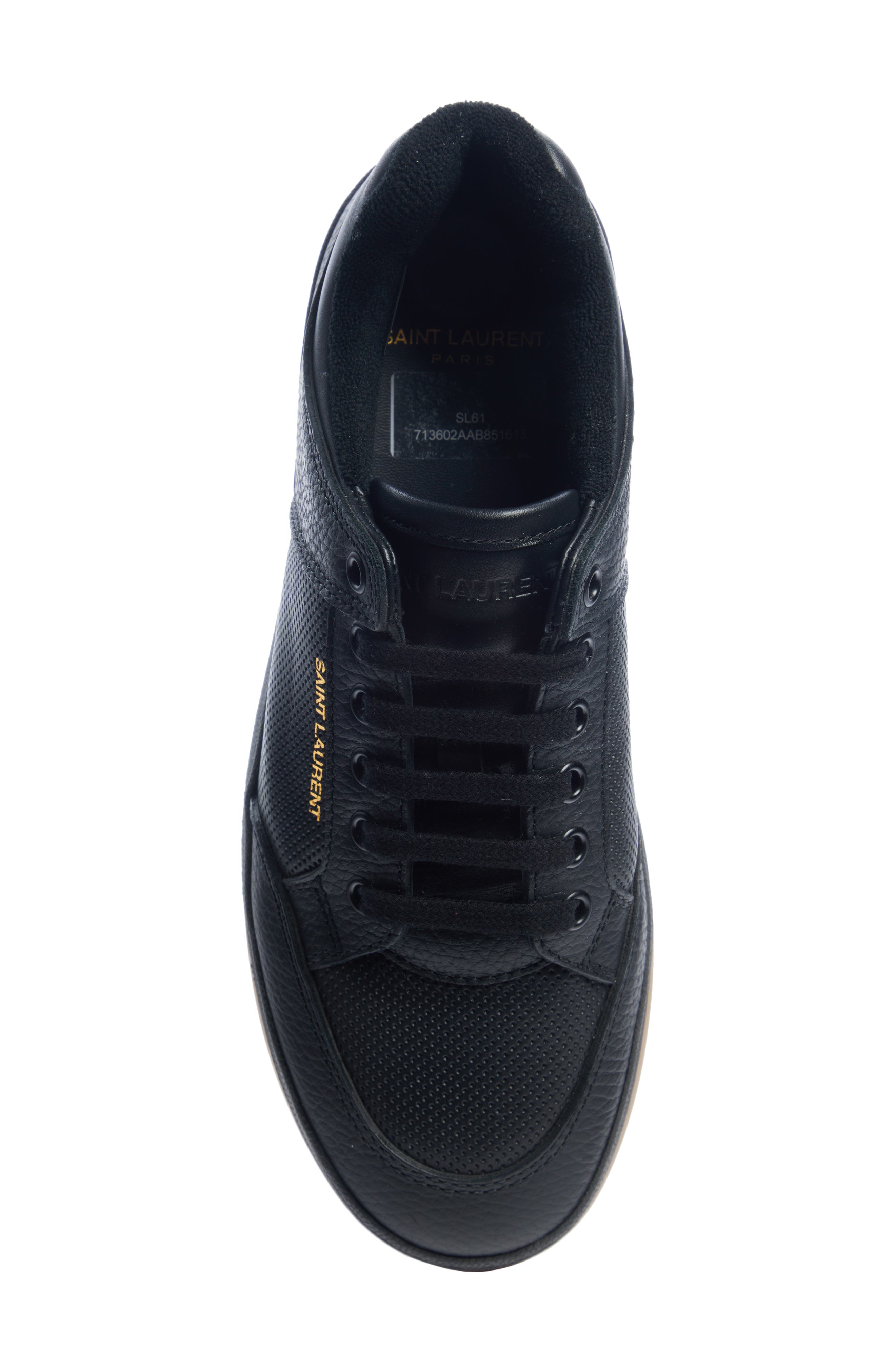 SL/61 Low Top Sneaker, Alternate, color, BLACK/ AMBER