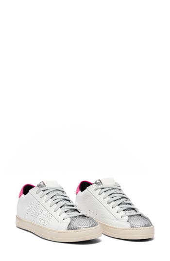 P448 John Sneaker In Silver