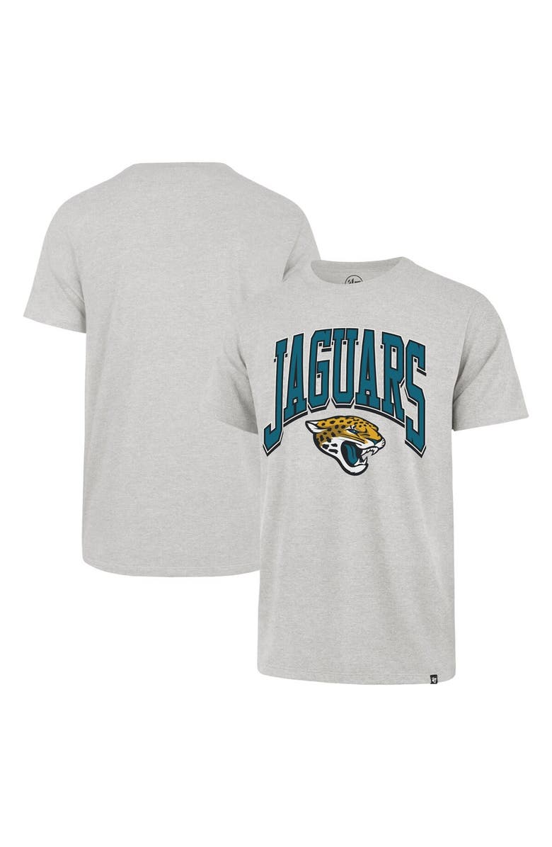 '47 Men's '47 Gray Jacksonville Jaguars Walk Tall Franklin T-Shirt, Main, color, Gray