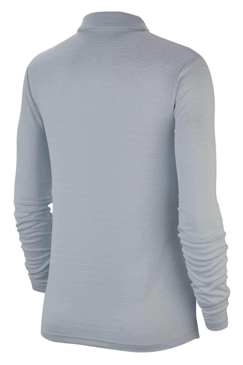 Dri-FIT Long Sleeve Golf Polo, Alternate, color, PURE PLATINUM/ SAIL
