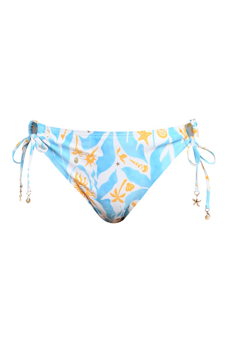 Trinket Adjustable Loop Hipster Bikini Bottoms, Alternate, color, SKY