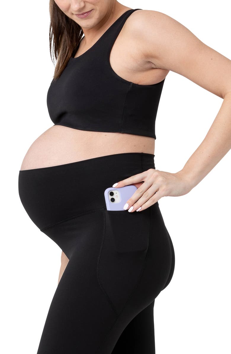 Ripe Maternity Tempo Stretch Nylon Pocket Maternity Leggings, Alternate, color, 