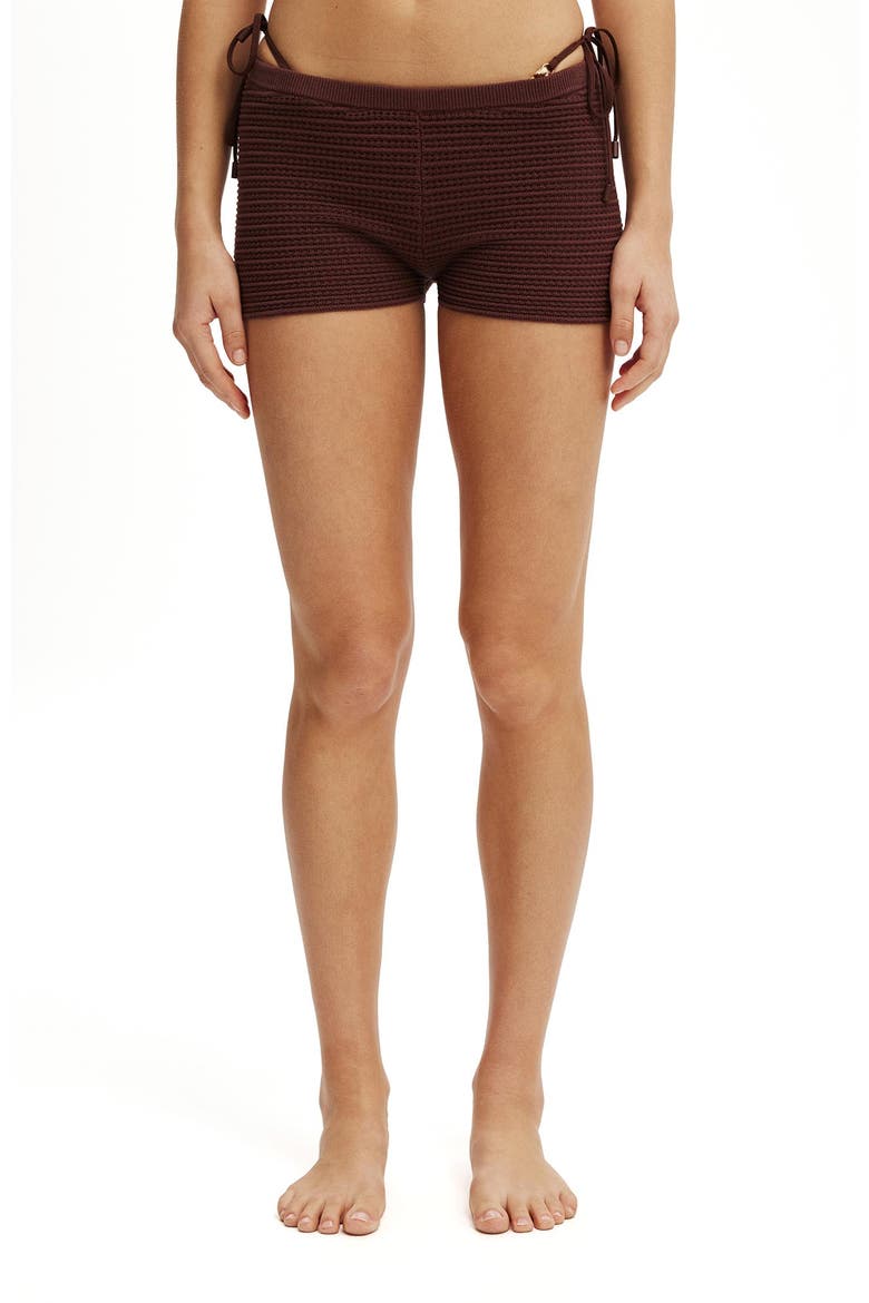 Women's Lenni Knit Mini Short, Alternate, color, Espresso