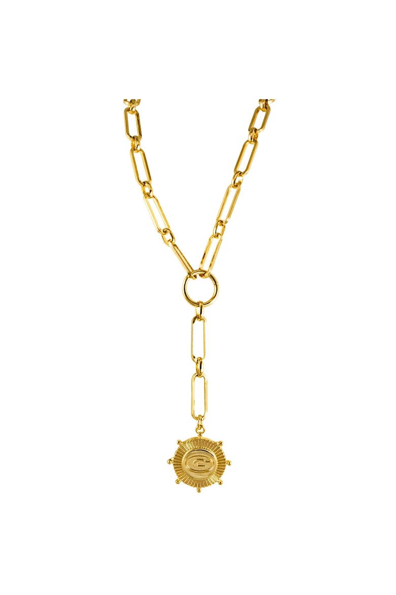 Georgia Bulldogs Gouda Necklace, Main, color, Gold