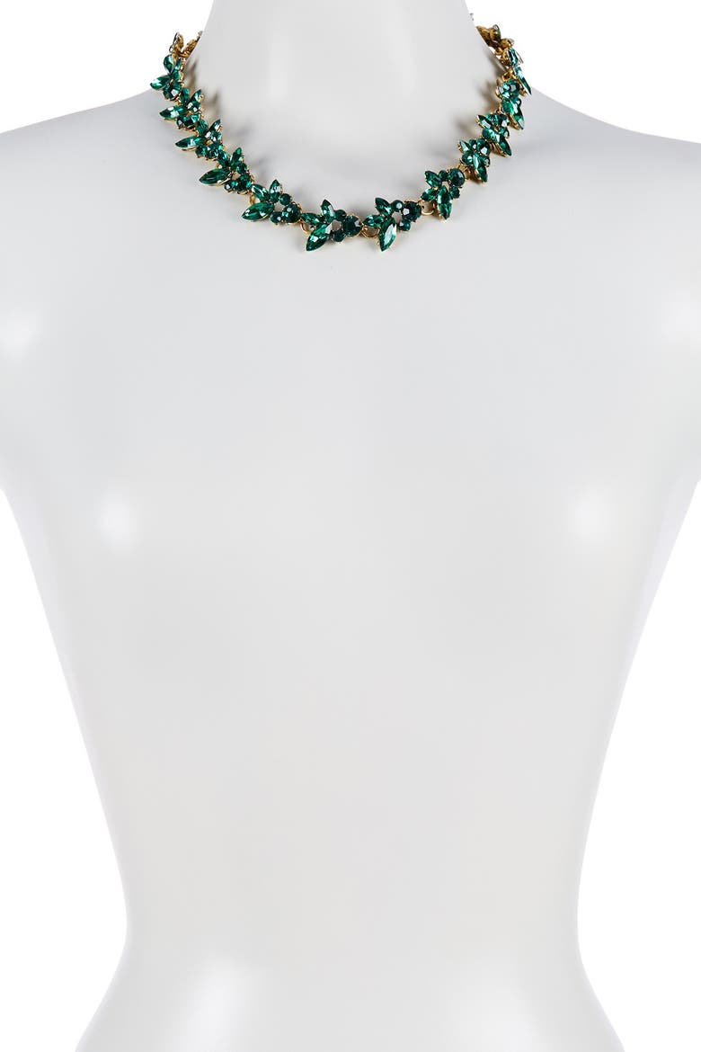 Leaf My Necklace, Alternate, color, GREEN