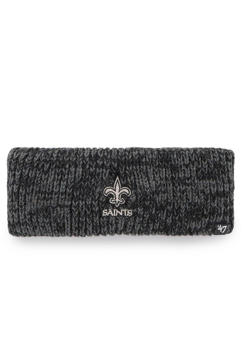 Women's '47 New Orleans Saints Team Meeko Headband, Main, color, Black