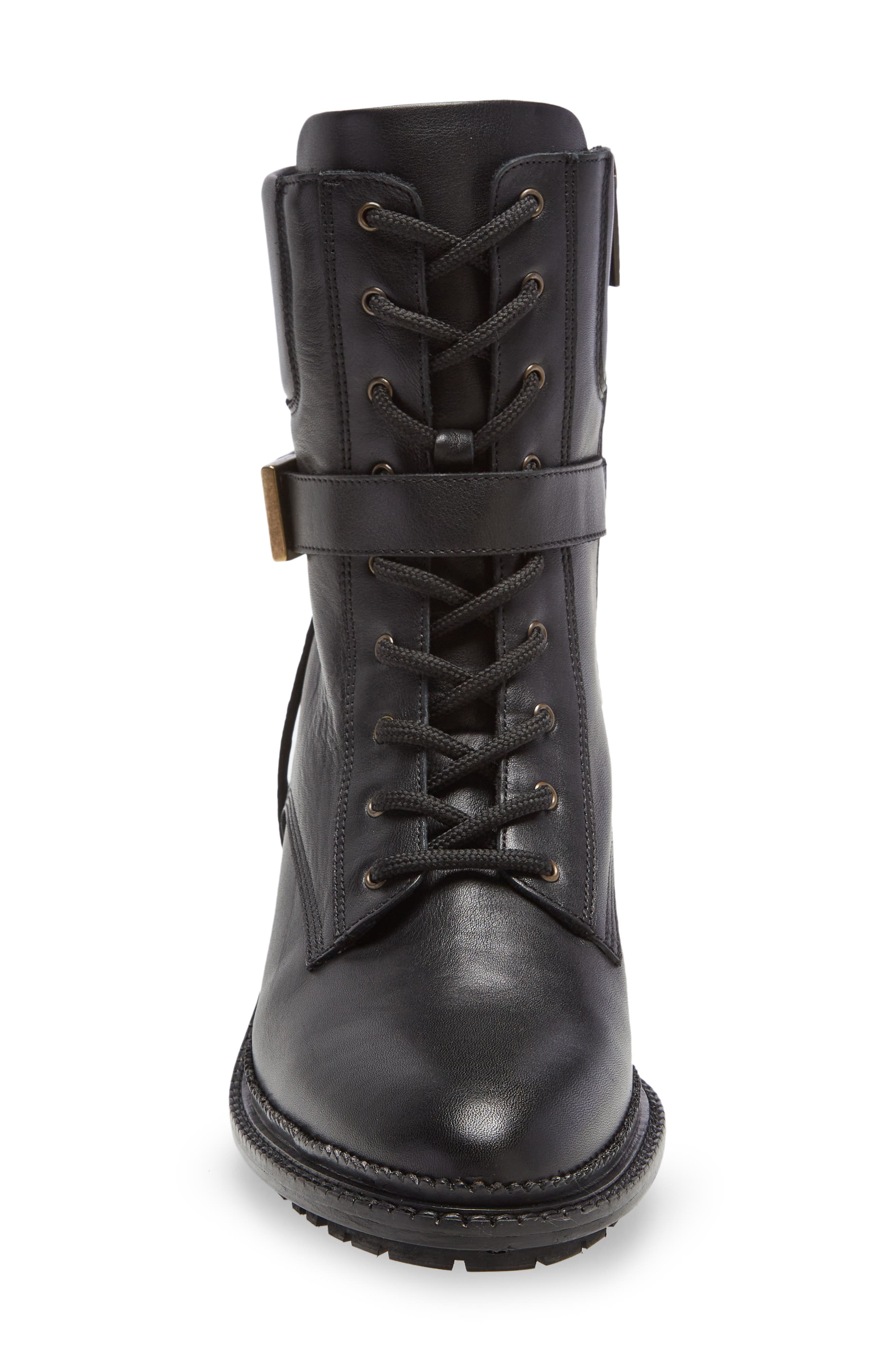 Aquatalia Octavia Waterproof Lace-Up Bootie, Alternate, color, 