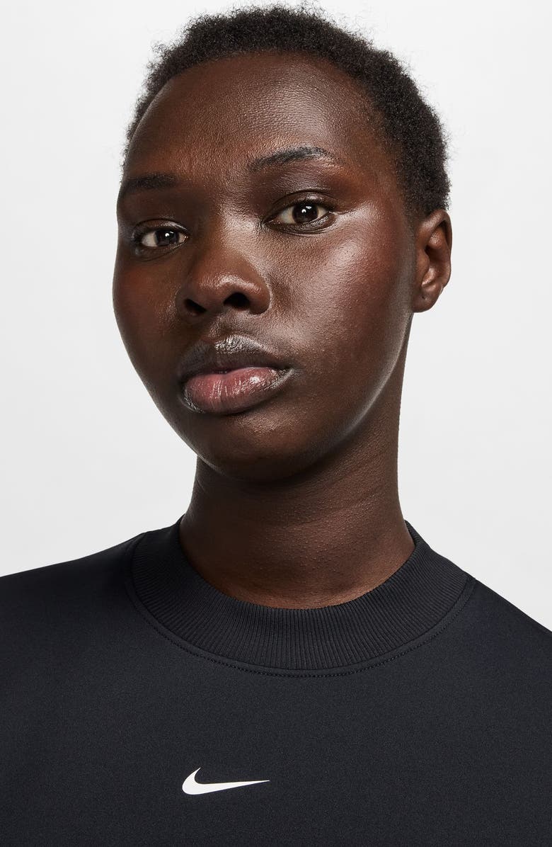 Nike Prima Dri-FIT Oversized Crewneck Cropped Sweatshirt, Alternate, color, 