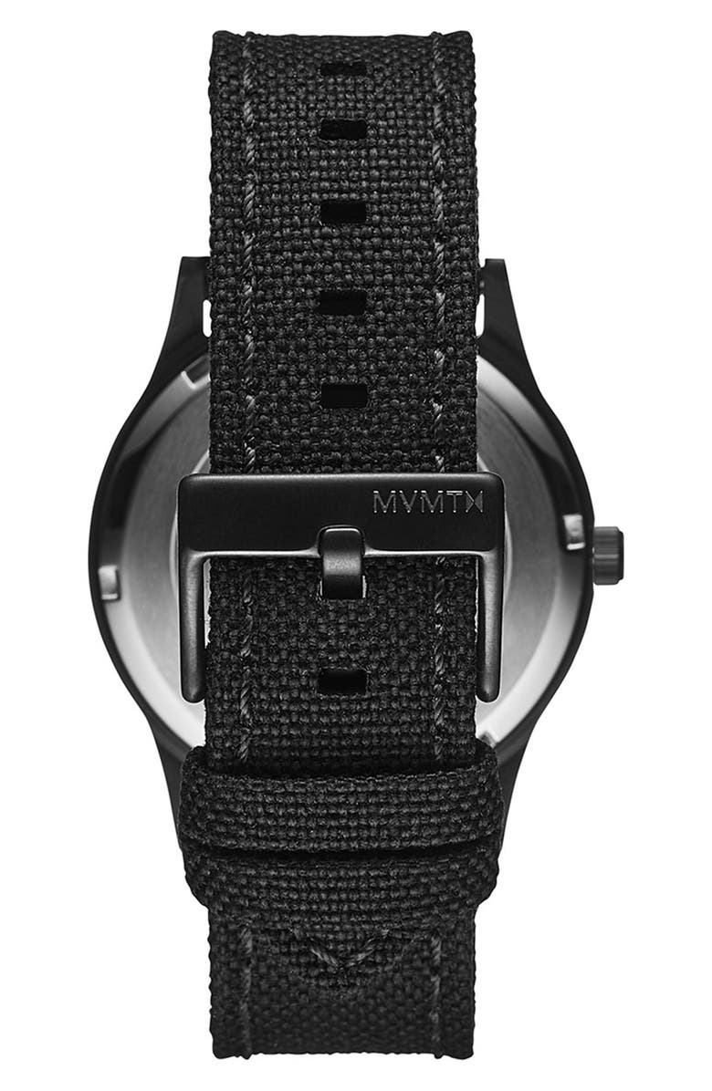 MVMT WATCHES MVMT Field Nylon Strap Watch, 41mm, Alternate, color,