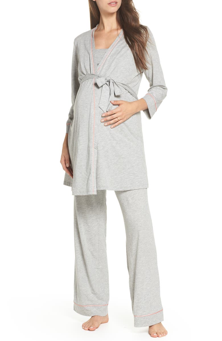 Cosabella Maternity/Nursing Pajamas Set, Main, color, 