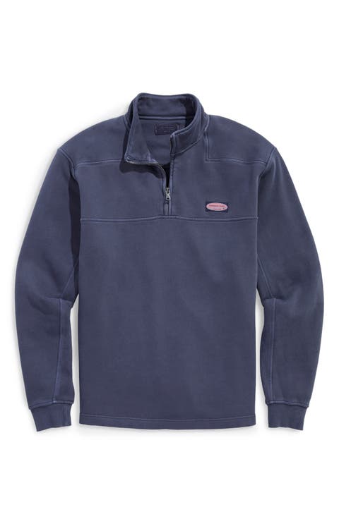 COTTON TOUCH NYLON QUARTER ZIP　サイズM 100% Cotton Quarter-Zip Sweatshirts for Men | Nordstrom