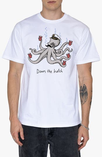 Riot Society Octopus Down The Hatch Graphic T-shirt