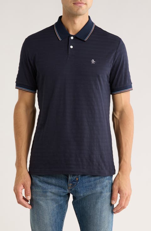 Textured Tipped Polo