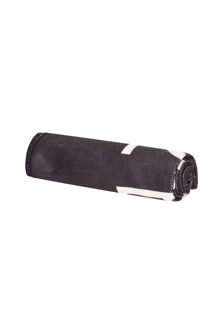 Gender Inclusive Microfiber Yoga Mat Towel, Alternate, color, Black