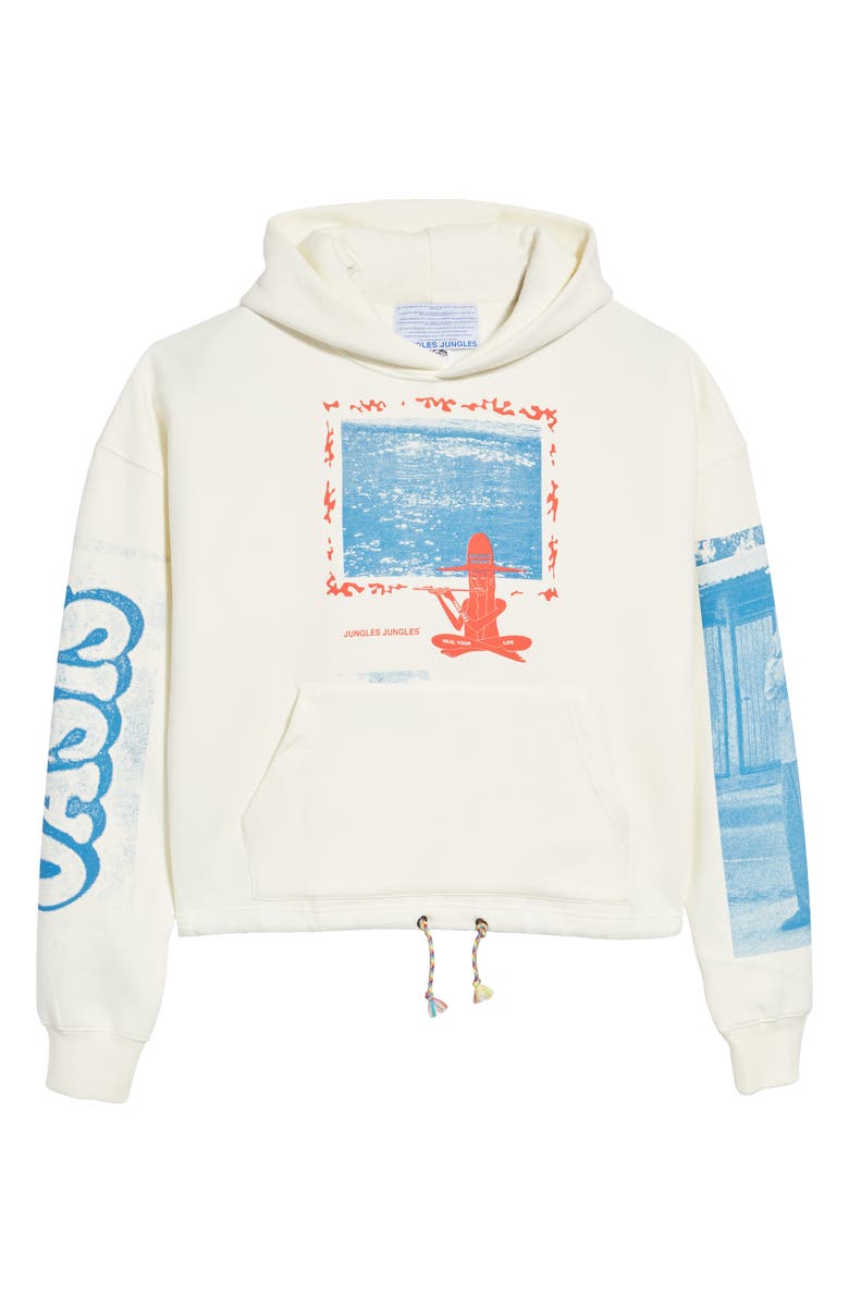 JUNGLES Password to Nirvana Cotton Blend Graphic Hoodie, Alternate, color, 