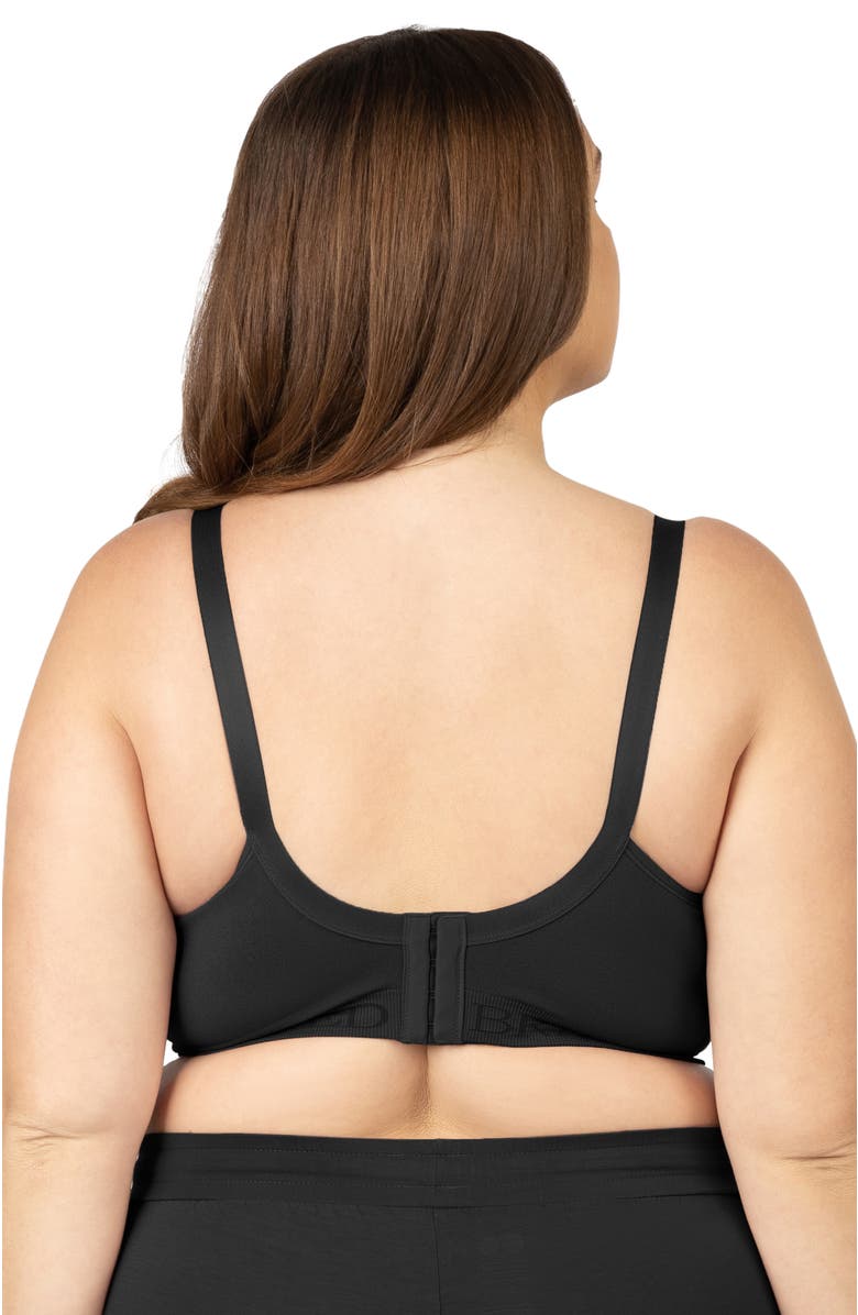 Kindred Bravely Busty Sublime Contour Maternity & Nursing Bra - Sizing Available from E-I Cup, Alternate, color, Black