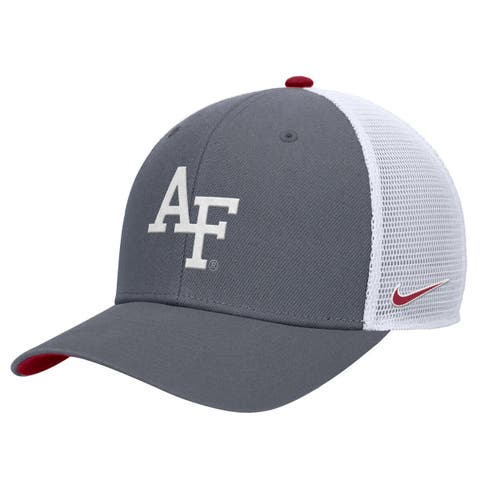 Men's Nike Silver Air Force Falcons Rivalry Rise Adjustable Trucker Hat