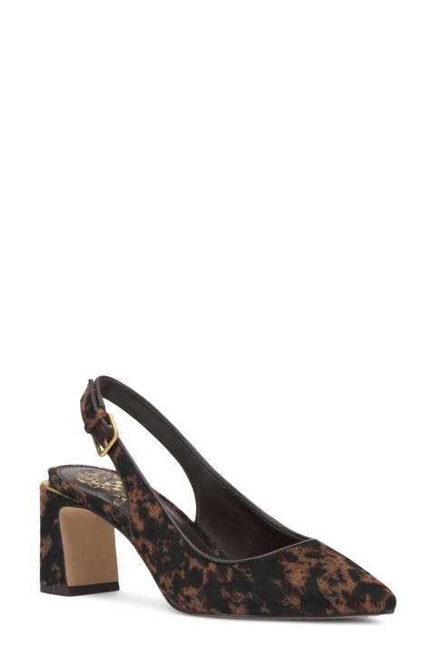 Hamden Leather Slingback Pump