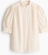 H&M Puff-sleeved Blouse
