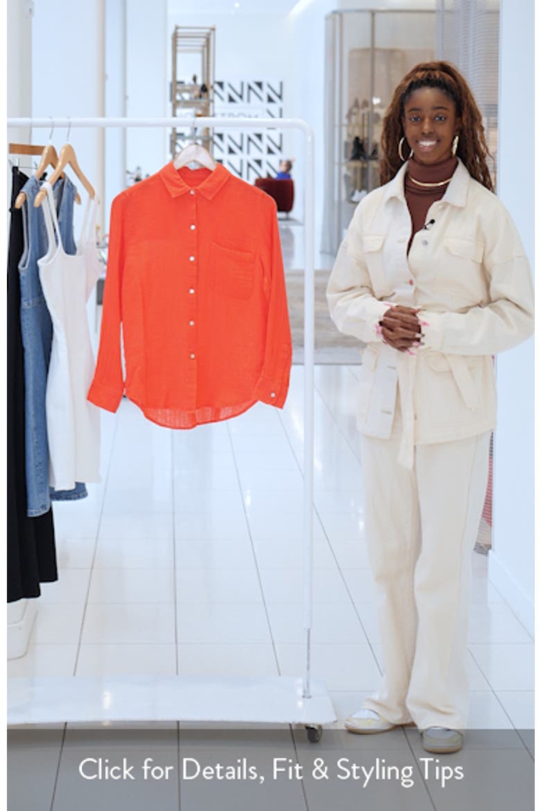 Ellis Organic Cotton Gauze Button-Up Shirt video