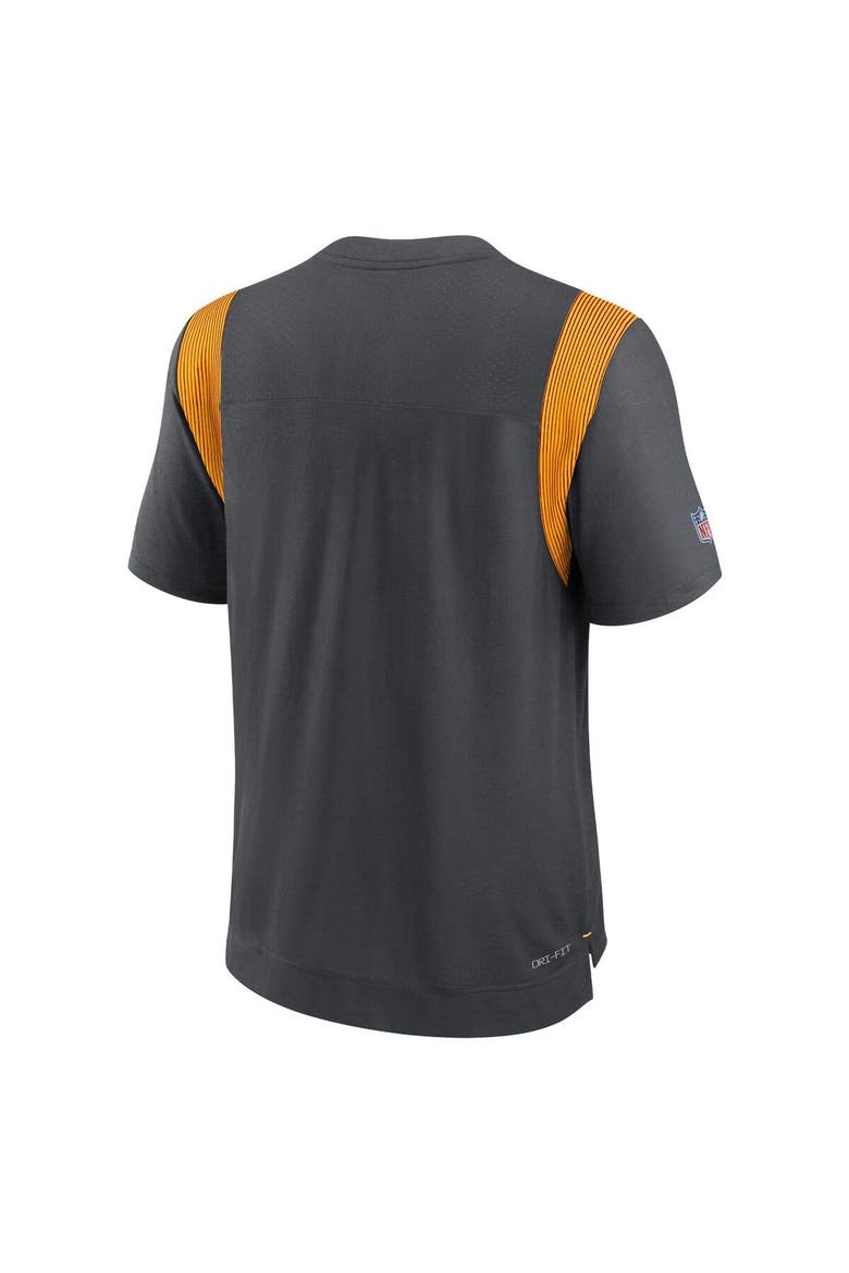 Men's Nike Charcoal Washington Commanders Sideline Tonal Logo Performance Player T-Shirt, Alternate, color, Charcoal