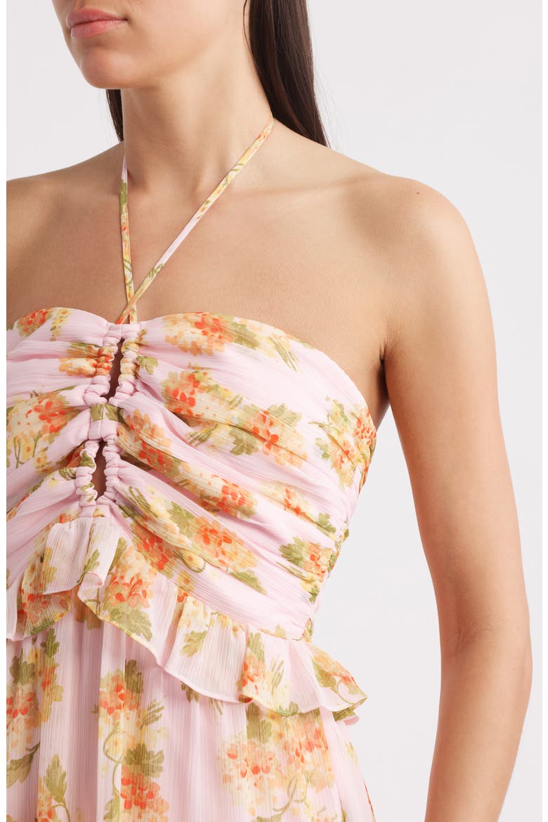Wilda Floral Tiered Dress, Alternate, color, ROSESHADOW MULTI