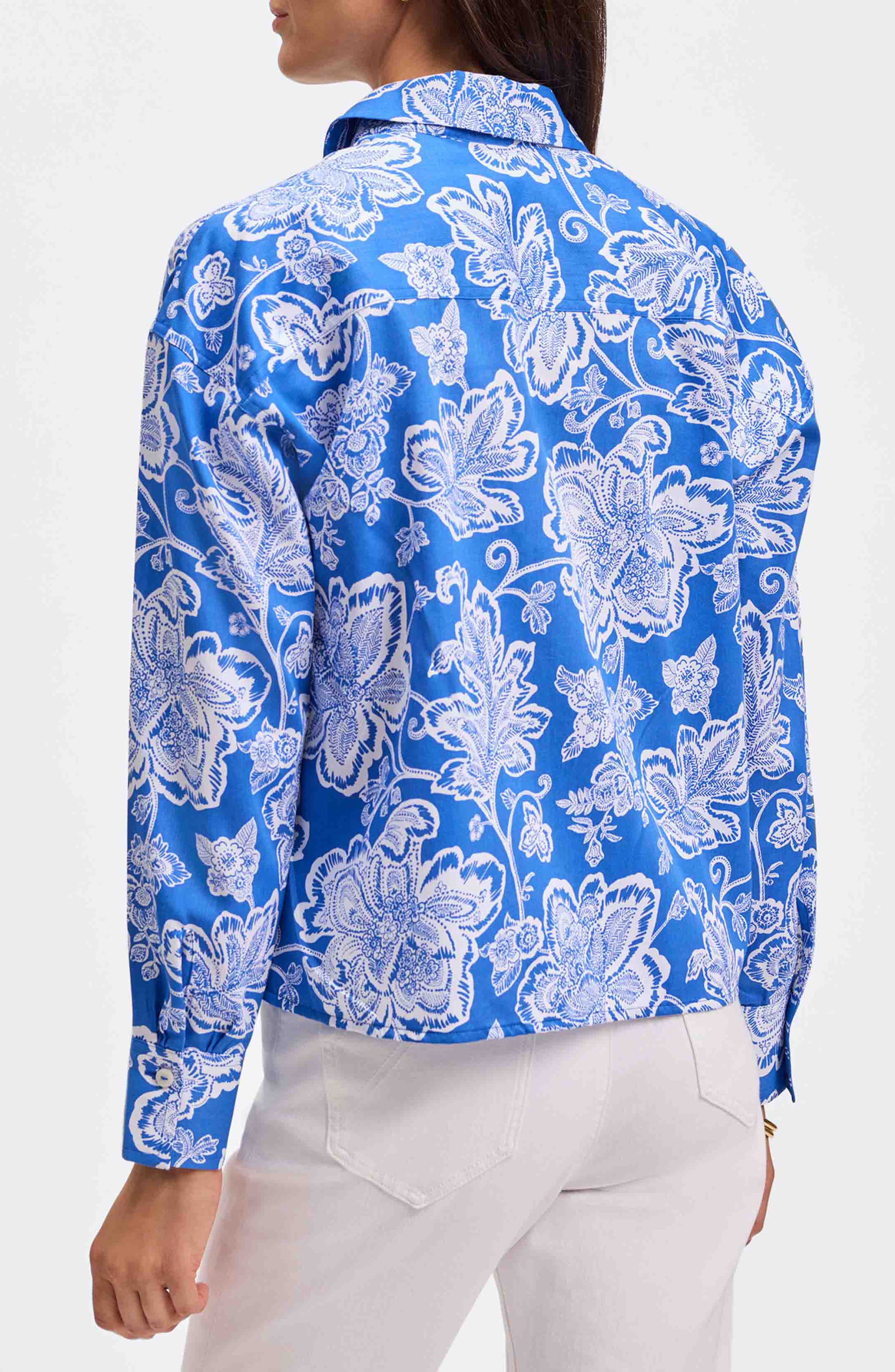 Marina Cotton Button-Up Shirt - image 2