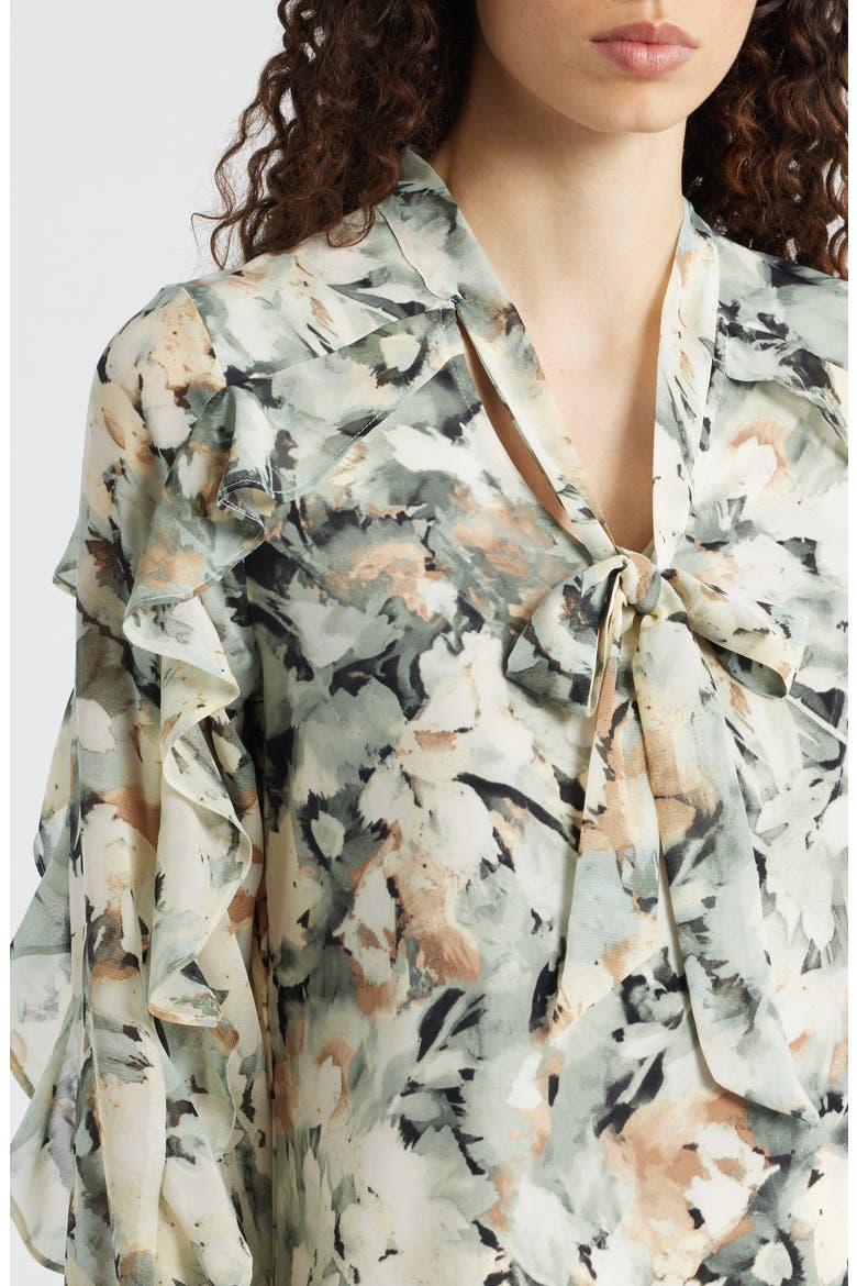 LS RUFFLE TIE NK, Alternate, color, SOFT ALOE MULTI