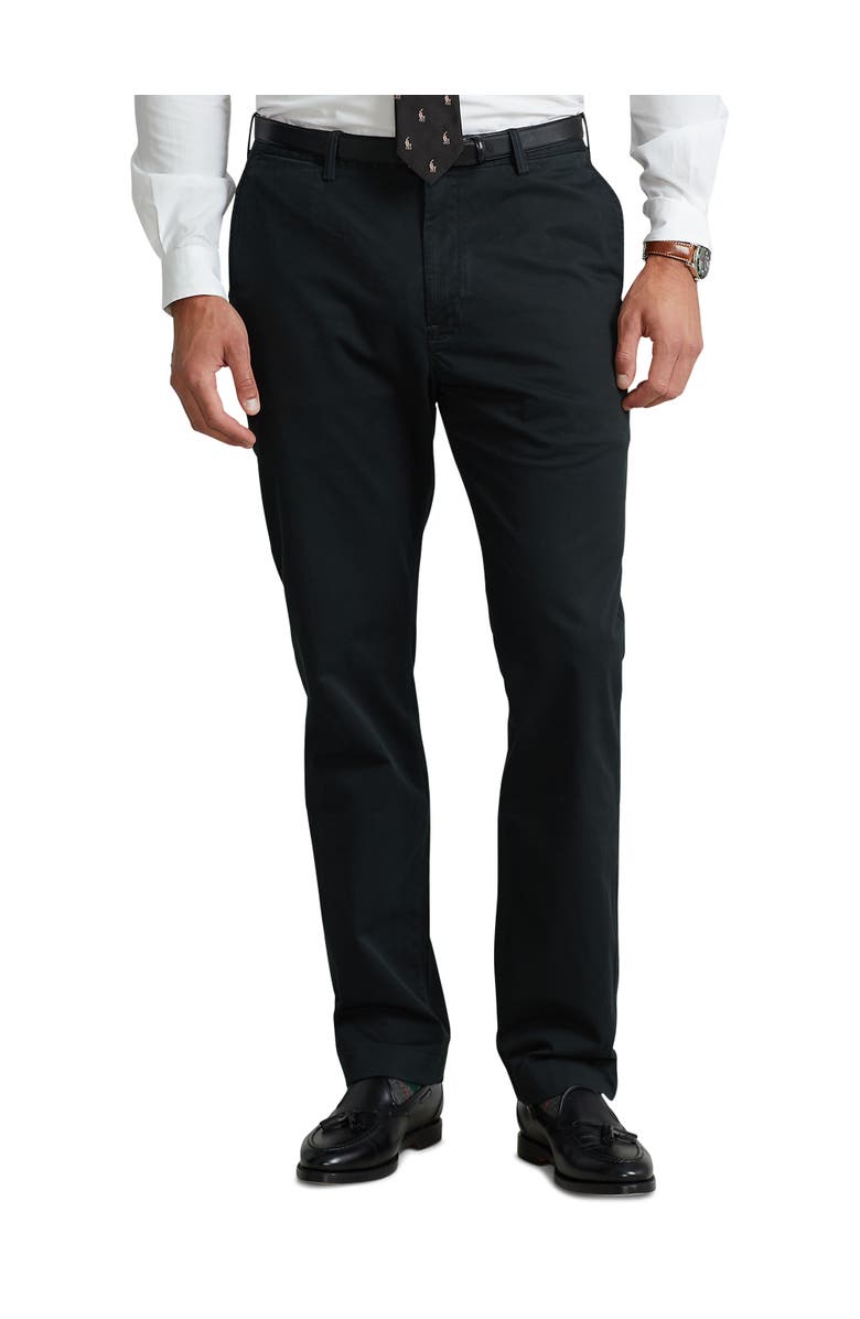 Polo Ralph Lauren Big & Tall Stretch Chino Pants, Main, color, Black