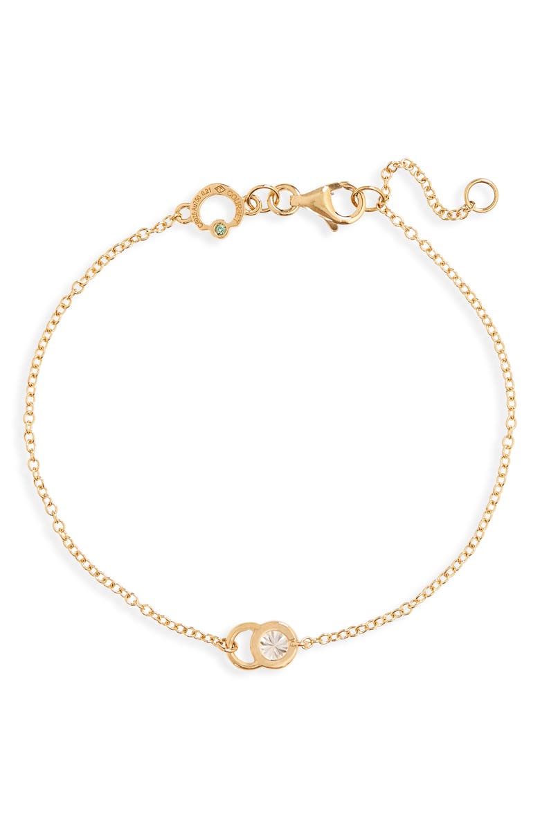 COURBET CO Lab Created Diamond Chain Bracelet, Main, color, 