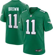 Nike Youth Nike A.J. Brown Kelly Green Philadelphia Eagles Game Jersey