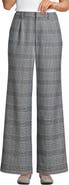 Lands' End Brushed Flannel High Rise Pleated Wide Leg Pants