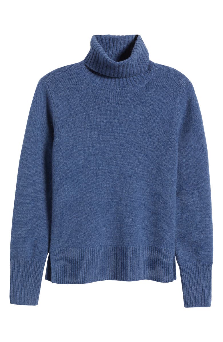KOBI HALPERIN Wylan Turtleneck Cashmere Sweater, Alternate, color, Denim