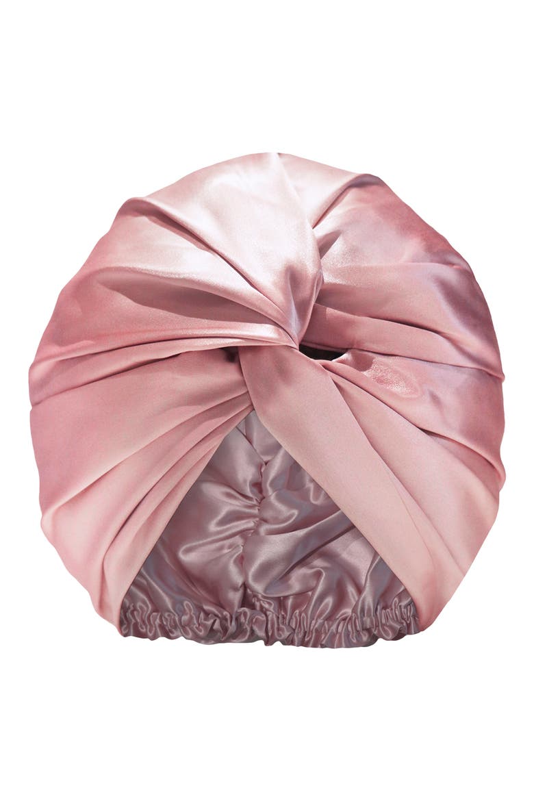 Pure Silk Hair Wrap, Alternate, color, PINK