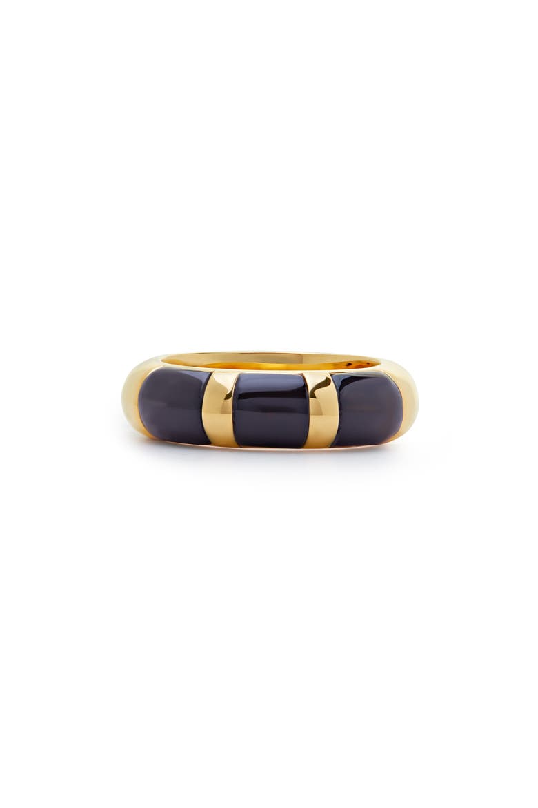 x Kate Young Onyx Ring, Main, color, 18K GOLD VERMEIL